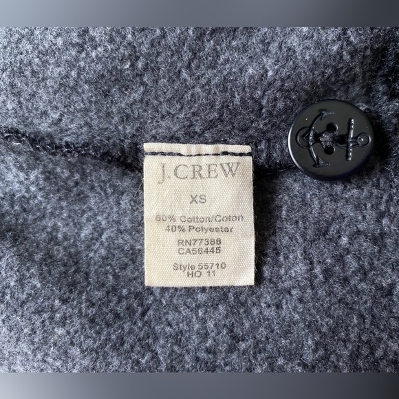 J. Crew ⚓️⛵️Nautical Pullover Outerwear Utility Hoodie - Picture 12 of 14